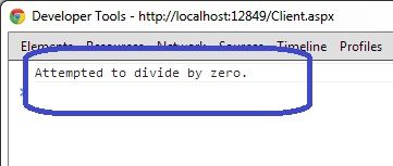 Override OnException function